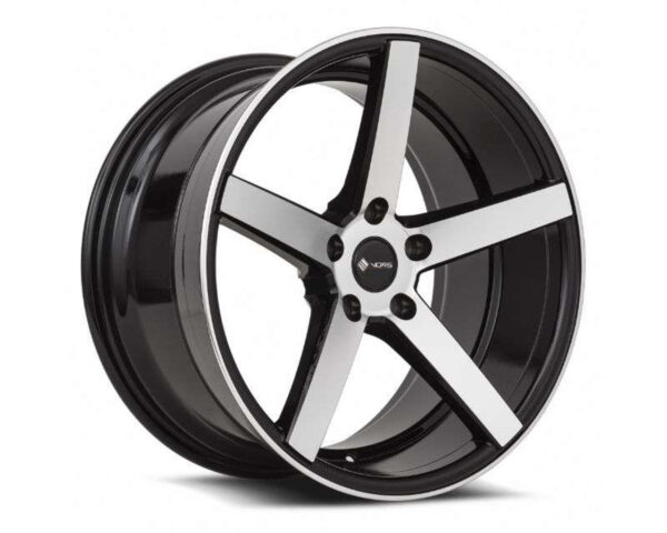 TR5 20x9.5 5x110 +35 Black Machined Face