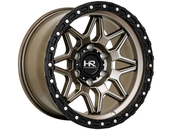 H105 17x9 5x127 -12 Matte Bronze-Black B/L