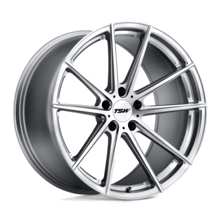Bathurst 19x8 5x108 +40 Silver W/ Mirror Cut Face
