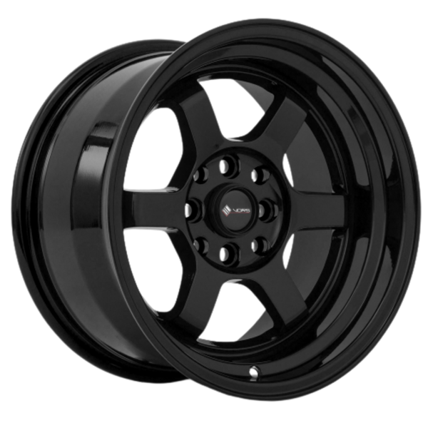 TR7 16x8 4x108 +20 All Black