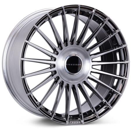 HF8 24x10 5x112 +5 Silver
