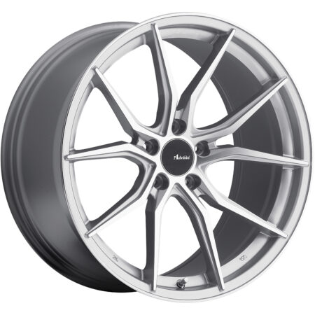 Hybris 18x8 5x115 +35 Machine Face Silver