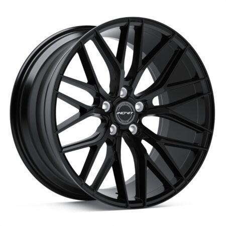 Blitz 19x8.5 5x112/5x114.3 +32 Black/Machined Face/Dark Tint/Satin Lacquer
