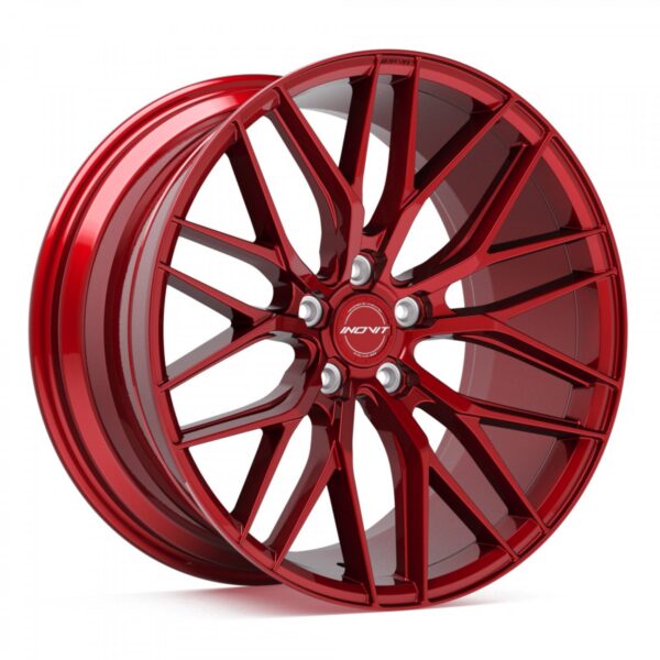Blitz 19x8.5 5x114.3 +35 Candy Red/Machined Face/Red Tint