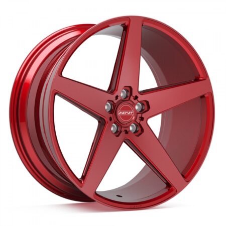 Rotor 20x10 5x112/5x114.3 +40 Candy Red/Machined Face/Milled Ball Cut/Red Tint