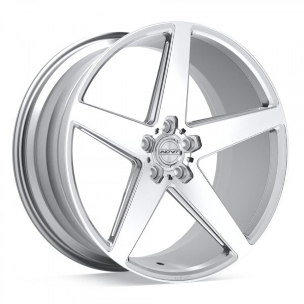 Rotor 20x10 5x120 +40 Silver/Machined Face/Milled Ball Cut/Satin Lacquer