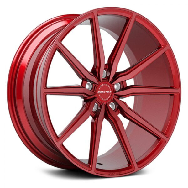 Frixion 5 19x8.5 5x114.3 +35 Candy Red/Machined Face/Milled Ball Cut/Red Tint