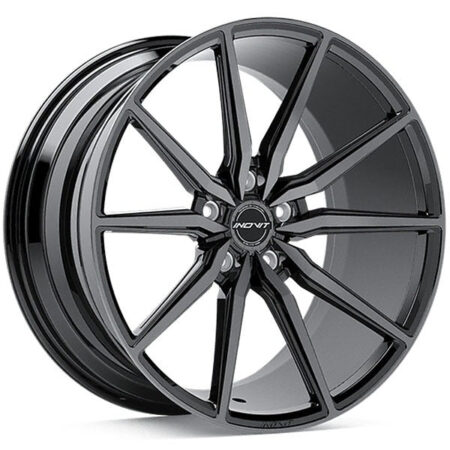 Frixion 5 19x8.5 5x112 +42 Black/Milled Ball Cut/Satin Lacquer
