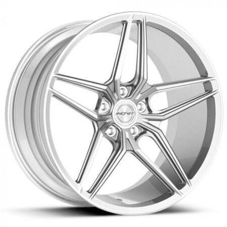 Vector II 20x8.5 5x120 +35 Silver/Machined Face/Satin Lacquer