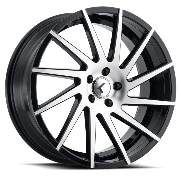 Spinner 20x8.5 5x114.3 +40 Black Machined