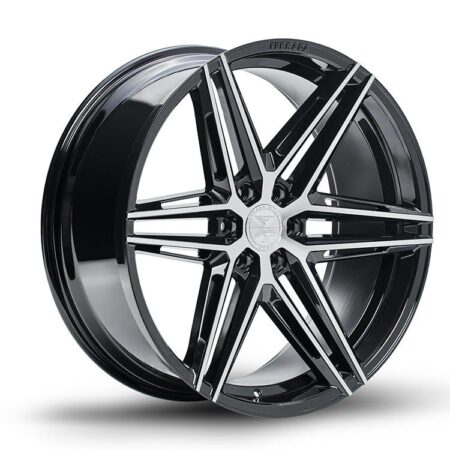 FT4 22x9.5 6x139.7 +25 Machine Black