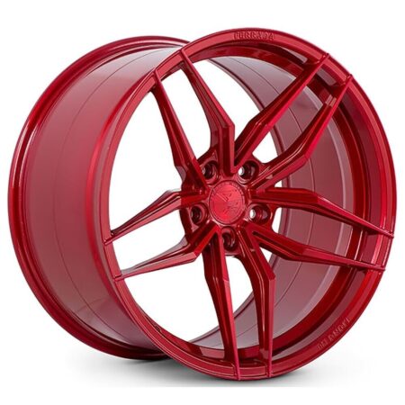 FR5 20x9 5x115 +15 Brushed Rouge