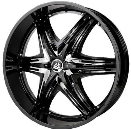 Elite 22x8.5 5x114.3/5x120 +38 Gloss Black