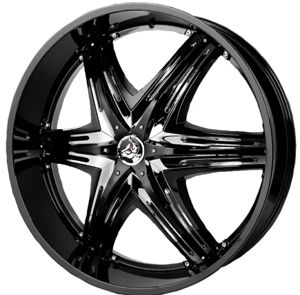 Elite 28x10 6x135/6x139.7 +30 Gloss Black