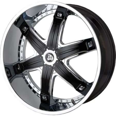 Fury 24x10 6x135/6x139.7 +35 Gloss Black