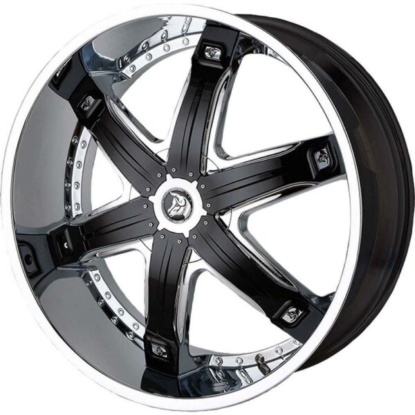 Fury 24x10 6x135/6x139.7 +35 Gloss Black
