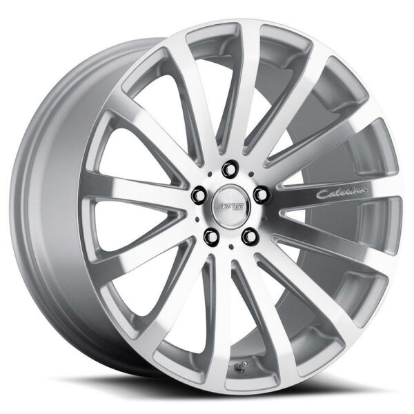 HR9 20x9.5 5x114.3 +40 Silver Machine Face