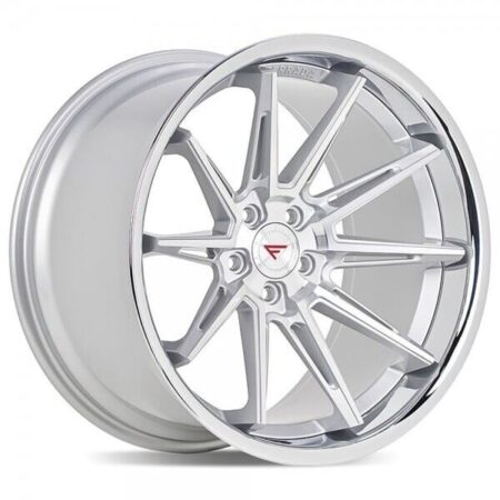 CM2 19x10.5 5x112 +25 Machine Silver / Chrome Lip