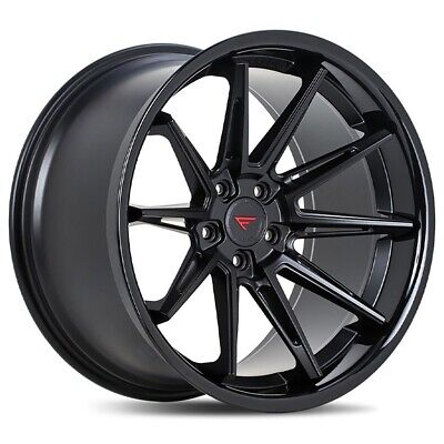 CM2 19x10.5 5x112 +25 Matte Black / Gloss Black Lip