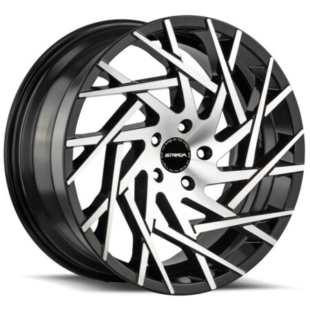 Nido 24x9.5 5x115 +15 Gloss Black Machined