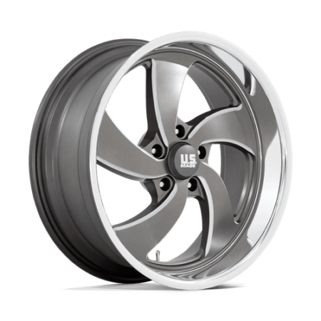 U133 Desperado 20x8 5x127 +1 Anthracite Milled Diamond Cut Milled