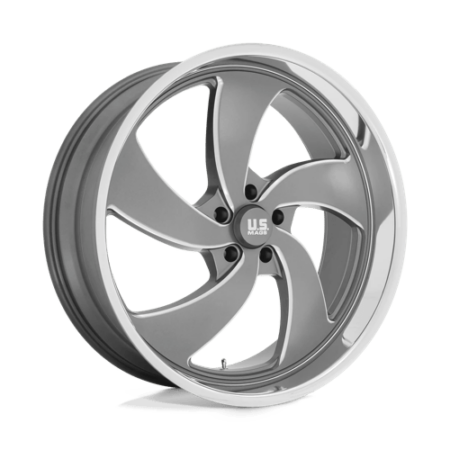 U133 Desperado 24x9 5x120.7 +1 Anthracite Milled Diamond Cut Milled