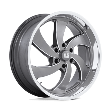 U133 Desperado 22x10 6x135 +25 Anthracite Milled Diamond Cut Milled