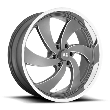 U133 Desperado 24x10 6x139.7 +25 Anthracite Milled Diamond Cut Milled