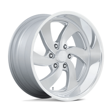 U134 Desperado 20x9.5 6x139.7 +1 Silver Brushed Face Milled Diamond Cut Milled
