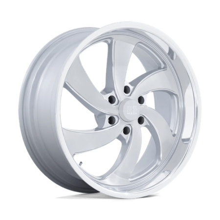U134 Desperado 22x9 6x135 +25 Silver Brushed Face Milled Diamond Cut Milled