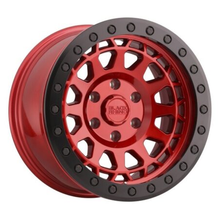 Primm Beadlock 17x8.5 6x139.7 -30 Candy Red W/ Black Bolts