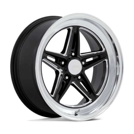 VN514 Groove 18x10 5x114.3 +12 Gloss Black Milled With Diamond Cut Lip