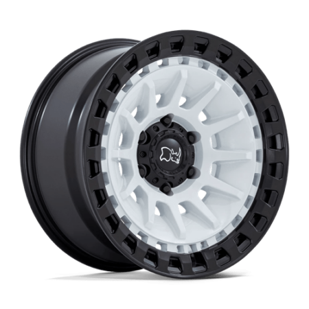 Barrage 18x9 6x135 +0 Gloss White On Matte Black