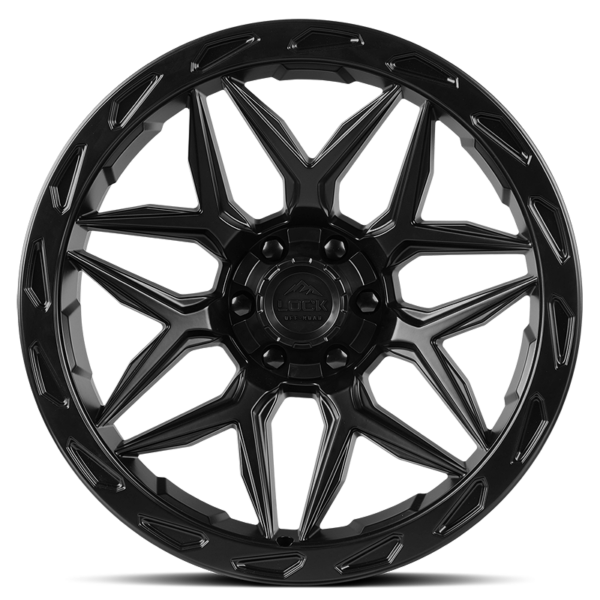 Matrix 22x10 5x127/139.7 -18 Matte Black W/Matte Black Ring - Image 2