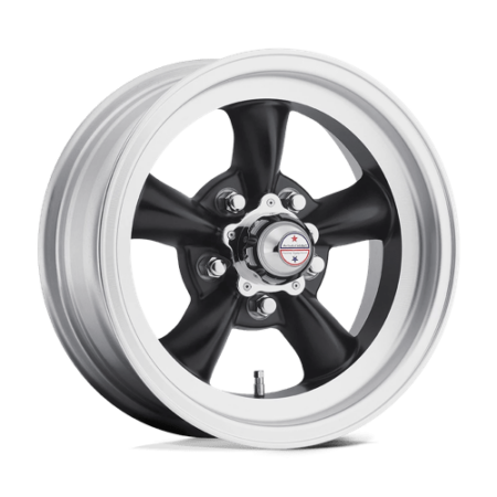 VN105 Torq Thrust D 15x7 5x127 -6 Satin Black Machined Lip