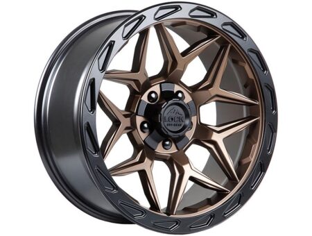 Matrix 20x10 5x127/139.7 -18 Matte Bronze W/Matte Black Ring