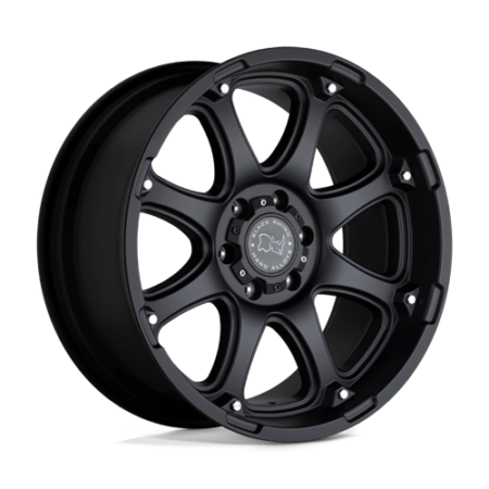 Glamis 17x9 5x127 -12 Matte Black