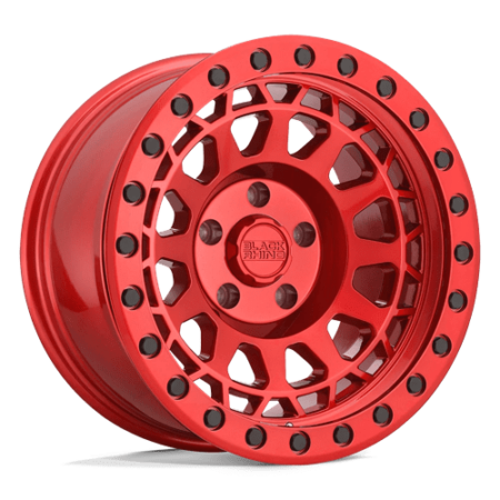 Primm 20x9.5 5x127 -18 Candy Red W/ Black Bolts