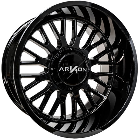 Arkon Athos - Full Set of 4 - 22x12 6x135, 6x139.7 -51 Gloss Black