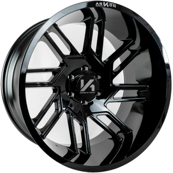 Arkon DaVinci True Directional - Full Set of 4 - 22x12 6x139.7 -51 Gloss Black