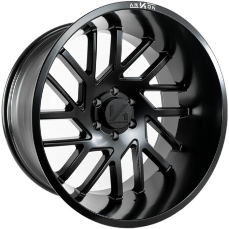 Arkon Mandela True Directional - Full Set of 4 - 20x12 6x139.7 -51 Satin Black