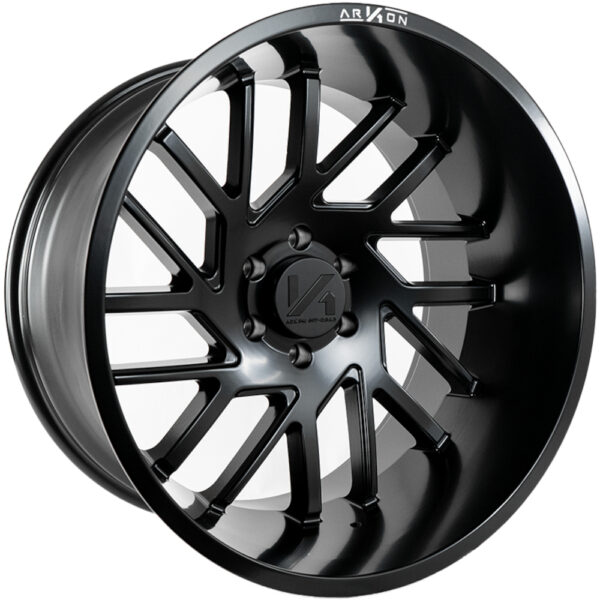 Arkon Mandela True Directional - Full Set of 4 - 20x10 6x139.7 -25 Satin Black