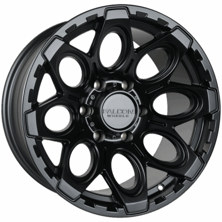 Falcon Offroad T6 Diablo 17x9 6x139.7 -12 Full Matte Black