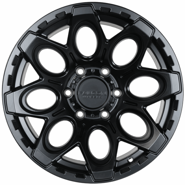 Falcon Offroad T6 Diablo 17x9 6x139.7 -12 Full Matte Black - Image 2