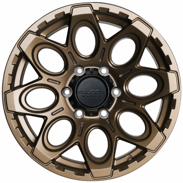 Falcon Offroad T6 Diablo 17x9 6x139.7 -12 Full Matte Bronze - Image 2