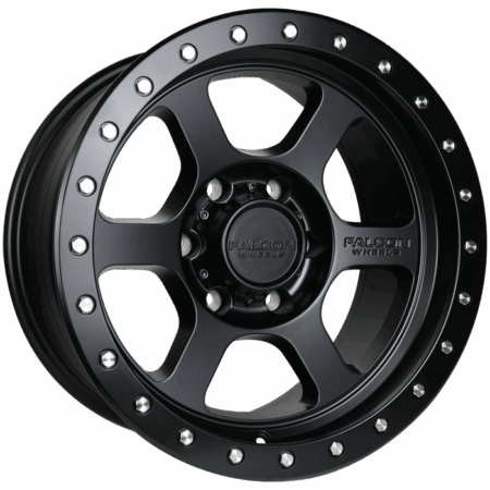Falcon Offroad T1  17x9 6x139.7 -12 Full Matte Black