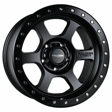 Falcon Offroad T1  17x9 5x127 -12 Full Matte Black