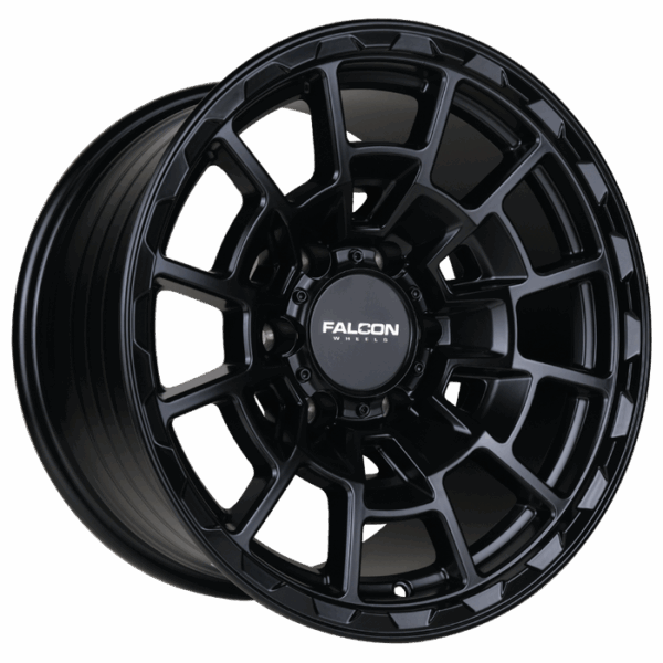 Falcon Offroad T4 Spyder 17x9 6x139.7 -12 Full Matte Black
