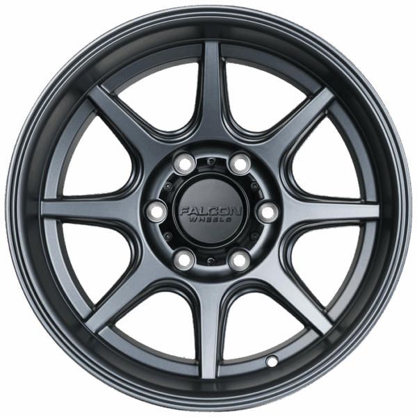 Falcon Offroad T8  17x9 6x139.7 -12 Full Matte Gunmetal - Image 2