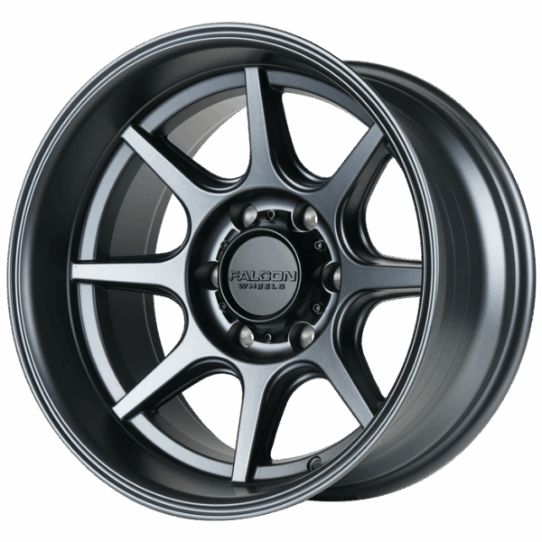 Falcon Offroad T8  17x9 6x139.7 -12 Full Matte Gunmetal - Image 3
